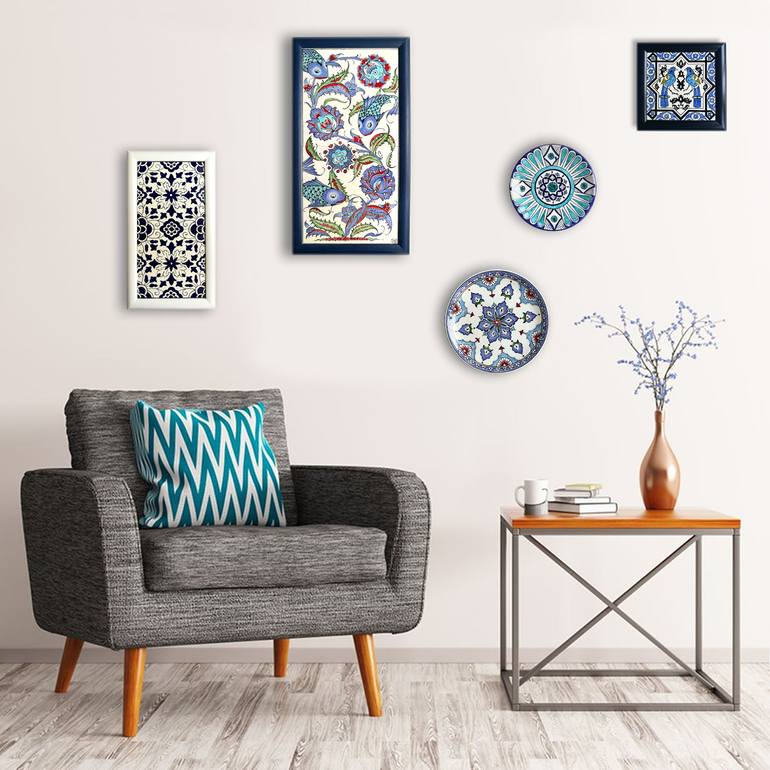 Original Algorithmic Patterns Painting by Hale Ogsuz