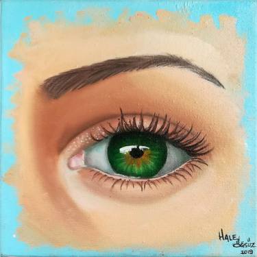eye painting acrylic