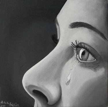Saatchi Art Artist Hale Ogsuz; Paintings, “Tears Dry On Their Own” #art