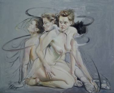 Print of Fine Art Women Paintings by Mihael Kolarić
