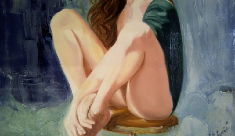 Original Expressionism People Painting by Mihael Kolarić