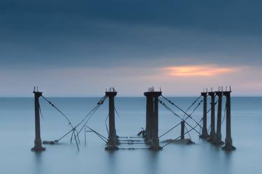 Cloudy Sunrise at Port Mahon Lighthouse Ruins thumb