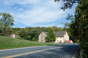 Greenbank Mill Summer Rural Landscape thumb