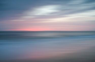 The Colors of Evening Abstract Coastal Landscape thumb
