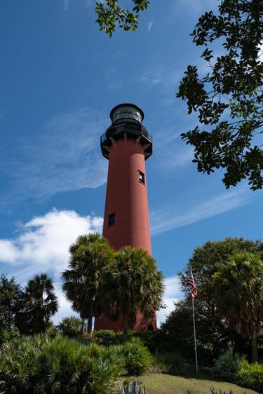 Jupiter Lighthouse 2 Color Coastal Landscape Photo thumb