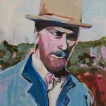 A man with a hat and a beard by Rebecca Marshall