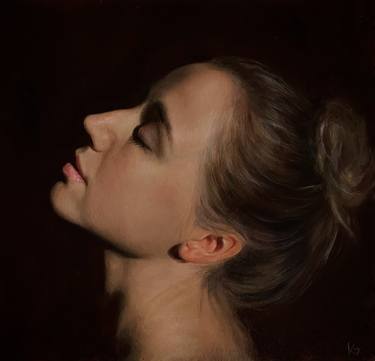 Original Realism Women Paintings by Kristina Gedminaite