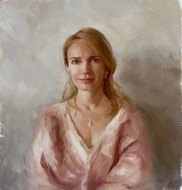 Original Figurative Portrait Paintings by Kristina Gedminaite