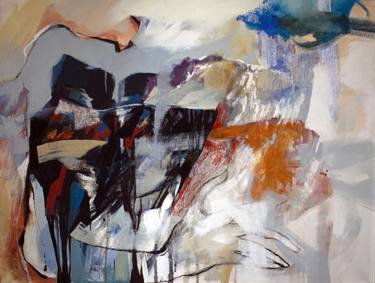 Original Abstract Expressionism Abstract Painting by Taicutu Diana Rozalia