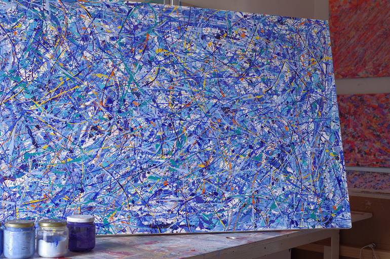 Original Expressionism Abstract Painting by George William Olney