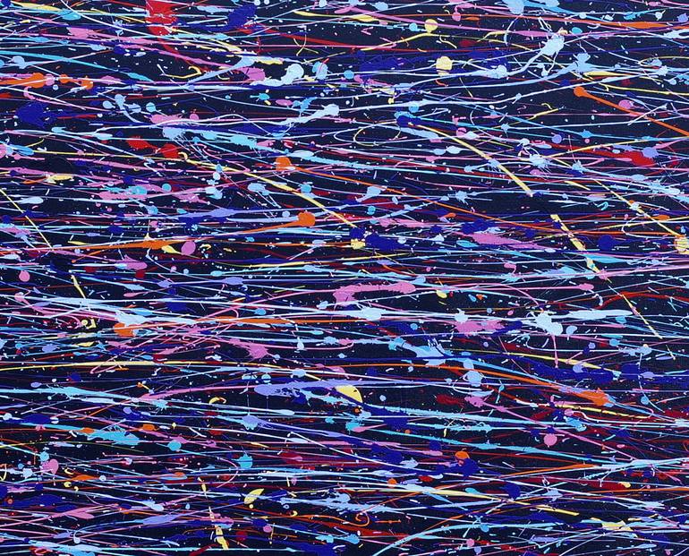 Original Abstract Expressionism Abstract Painting by George William Olney