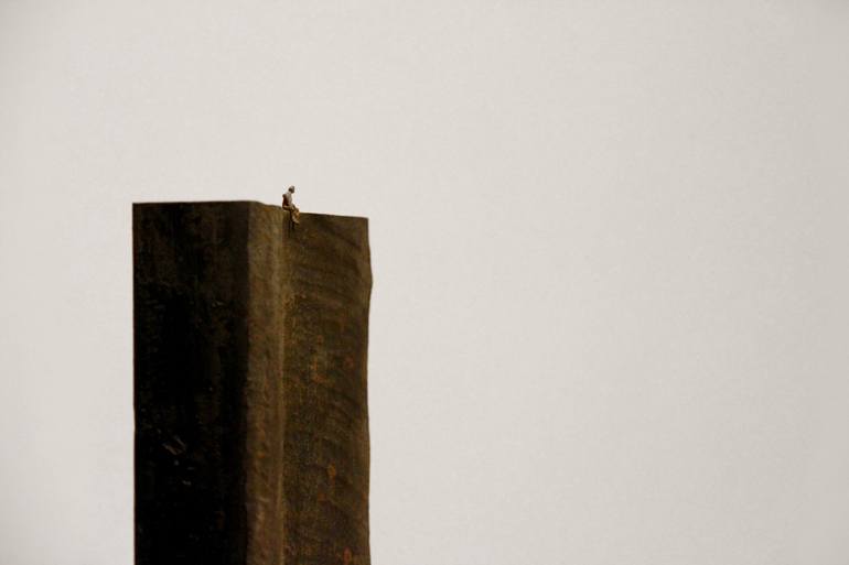 Original Conceptual Men Sculpture by Gianni Lucchesi