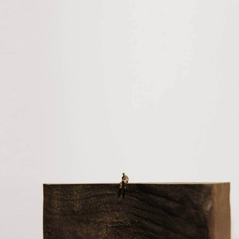 Original Conceptual Men Sculpture by Gianni Lucchesi
