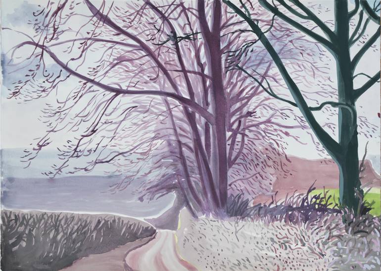 Original Figurative Landscape Painting by Mossie Quille