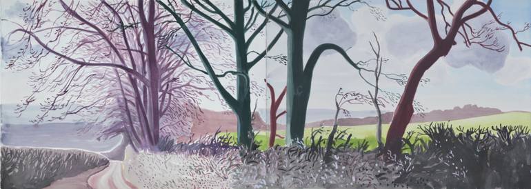 Original Figurative Landscape Painting by Mossie Quille