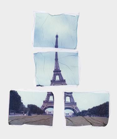 Eiffel reflection (Polaroid emultion lift) thumb