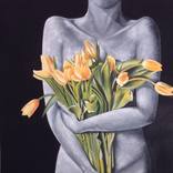 Flower woman by Bhaskar Langalia