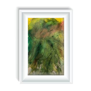Original Abstract Botanic Drawing by Dodo Art Sutdio