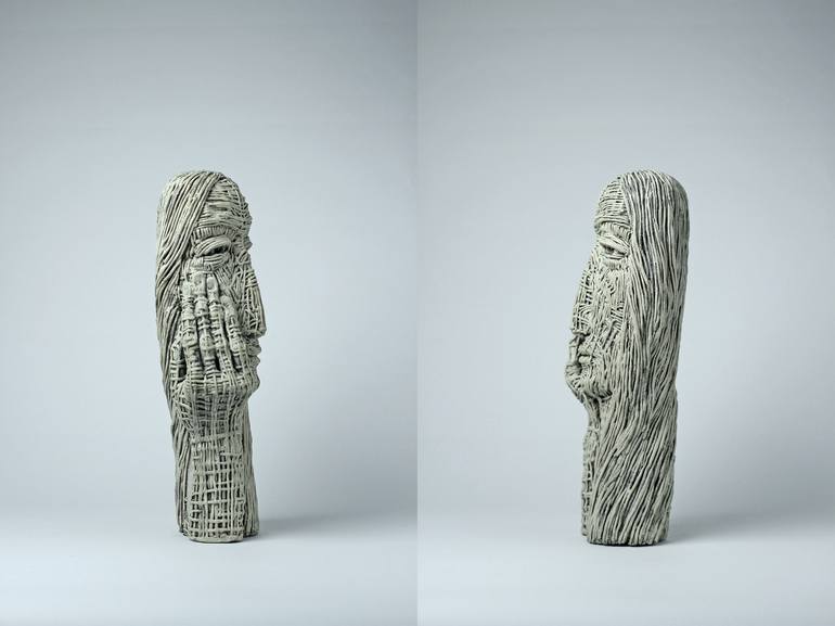 Original Women Sculpture by Liudmila Davydenko