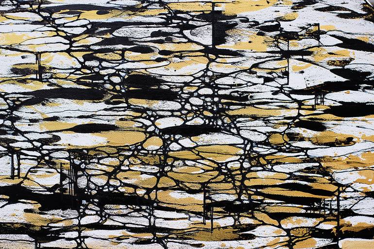 Original Abstract Expressionism Abstract Painting by Liudmila Davydenko