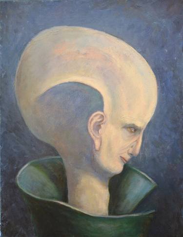Oil painting The Alien thumb