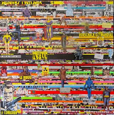 Original Comics Collage by Marion Moulin