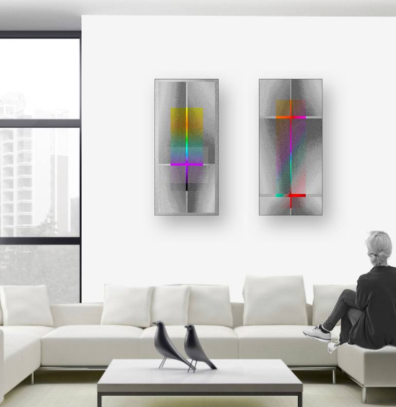 Original Bauhaus Abstract Digital by Jean Paul Baret