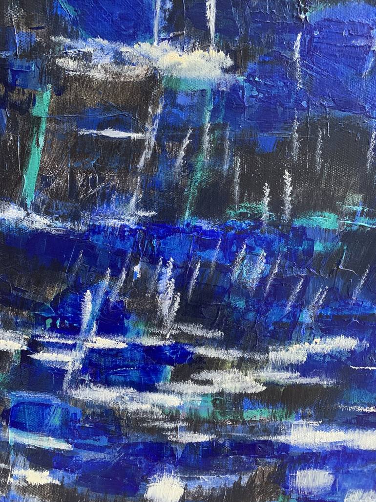 Original Abstract Painting by Hans Joergen Henriksen