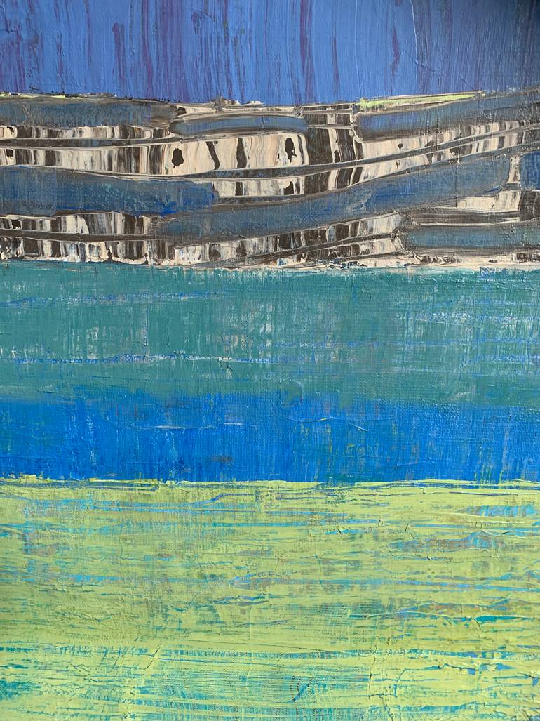 Original Abstract Painting by Hans Jørgen Henriksen -Dehansi