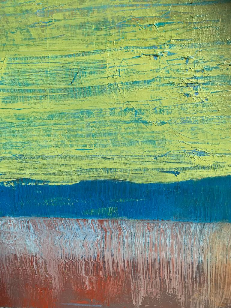 Original Abstract Painting by Hans Jørgen Henriksen -Dehansi