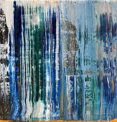 Original Abstract Painting by Hans Jørgen Henriksen -Dehansi