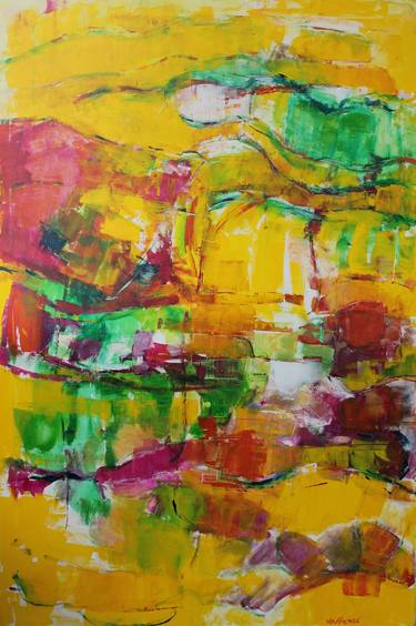 Original Abstract Paintings by Hans Joergen Henriksen