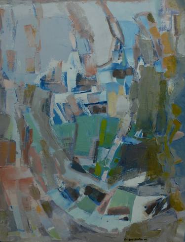 Original Abstract Expressionism Abstract Paintings by Hans Joergen Henriksen