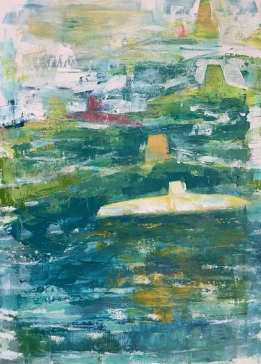 Original Abstract Landscape Paintings by Hans Joergen Henriksen