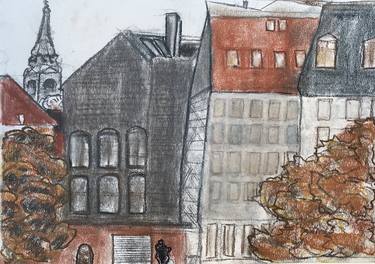 Original Cities Drawings by Hans Joergen Henriksen