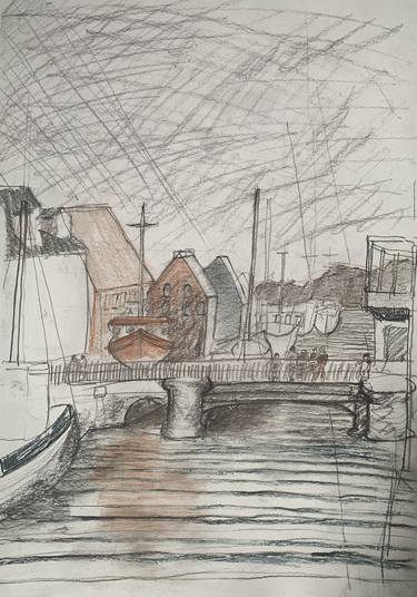 Original Cities Drawings by Hans Joergen Henriksen