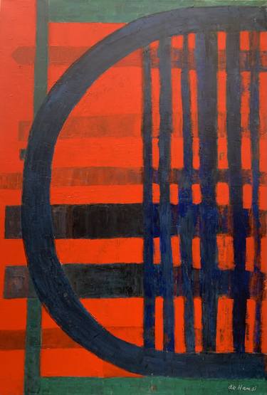 Original Conceptual Abstract Paintings by Hans Joergen Henriksen