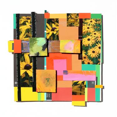 Print of Abstract Botanic Collage by Shelley Davies