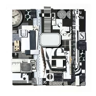 Print of Abstract Time Collage by Shelley Davies