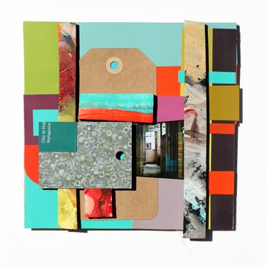 Original Abstract Interiors Collage by Shelley Davies