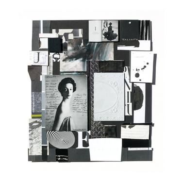 Original Abstract Fashion Collage by Shelley Davies