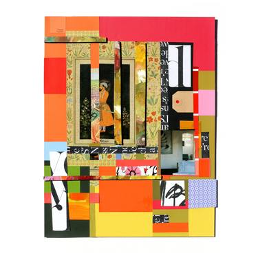 Print of Abstract Garden Collage by Shelley Davies