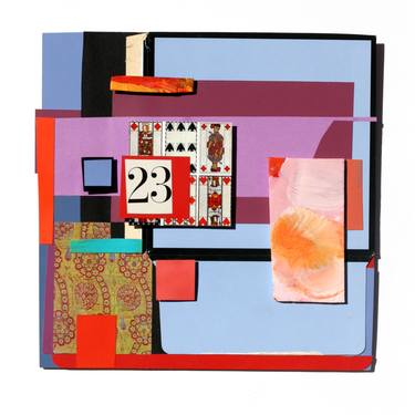 Original Abstract Collage by Shelley Davies