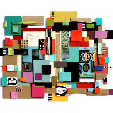 Print of Fine Art Abstract Collage by Shelley Davies