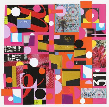 Print of Abstract Collage by Shelley Davies