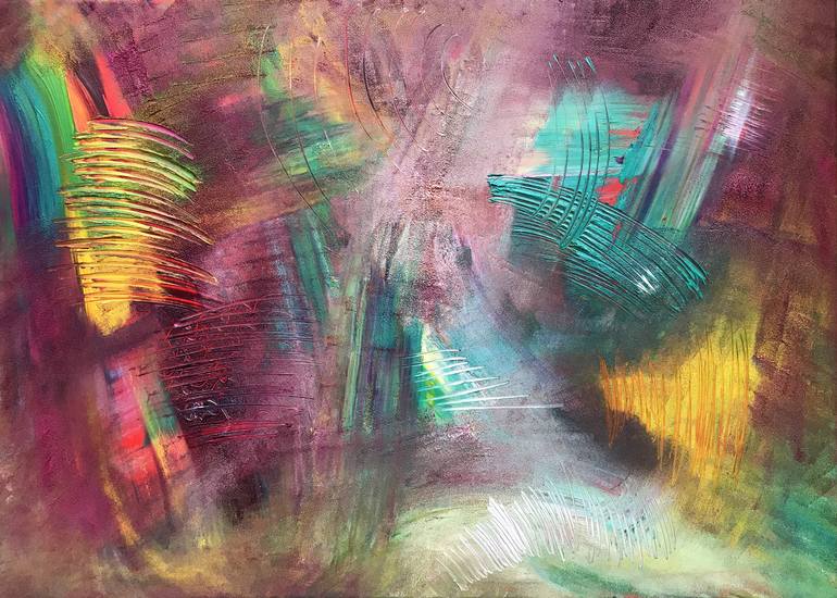 Splash Painting by Marlene Schanz | Saatchi Art