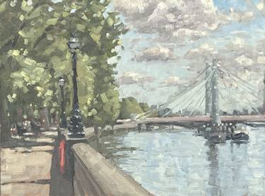 Original Impressionism Cities Paintings by Louise Gillard