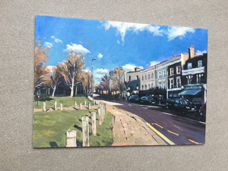 Bellevue Road, Wandsworth Common Painting by Louise Gillard Saatchi Art