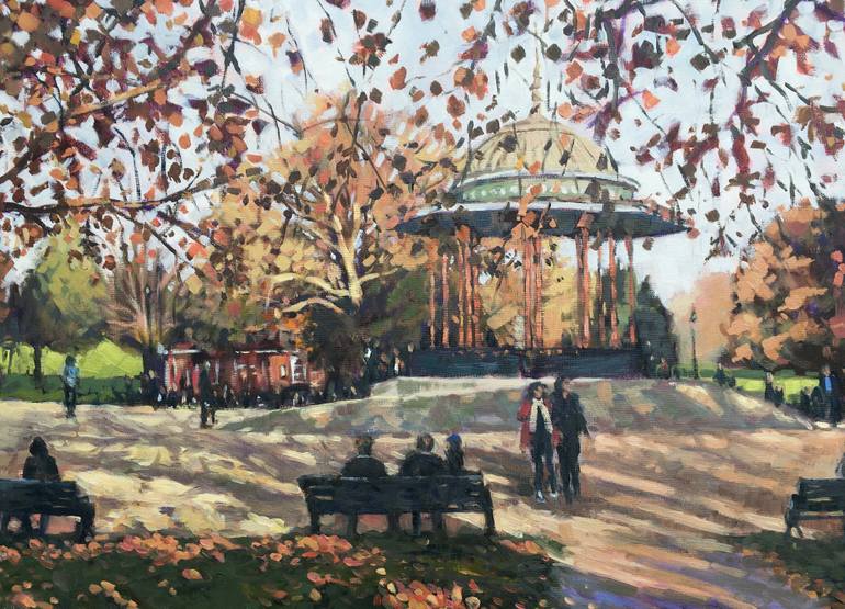 Original Impressionism Landscape Painting by Louise Gillard