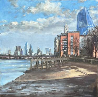 Print of Impressionism Cities Paintings by Louise Gillard